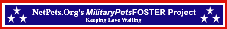 NetPets.Org Military Pet Foster Project Banner