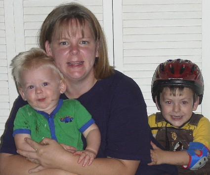 Jen and the boys