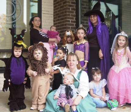 group photo of the Kid's Club