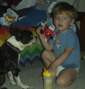 closeup photo of Alex and Emmitt