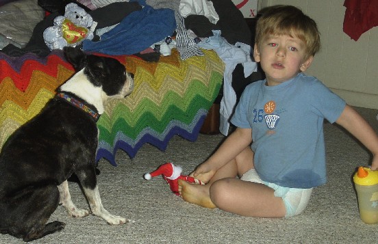 closeup photo of Alex and Emmitt