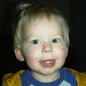 photo of Alex on the slide